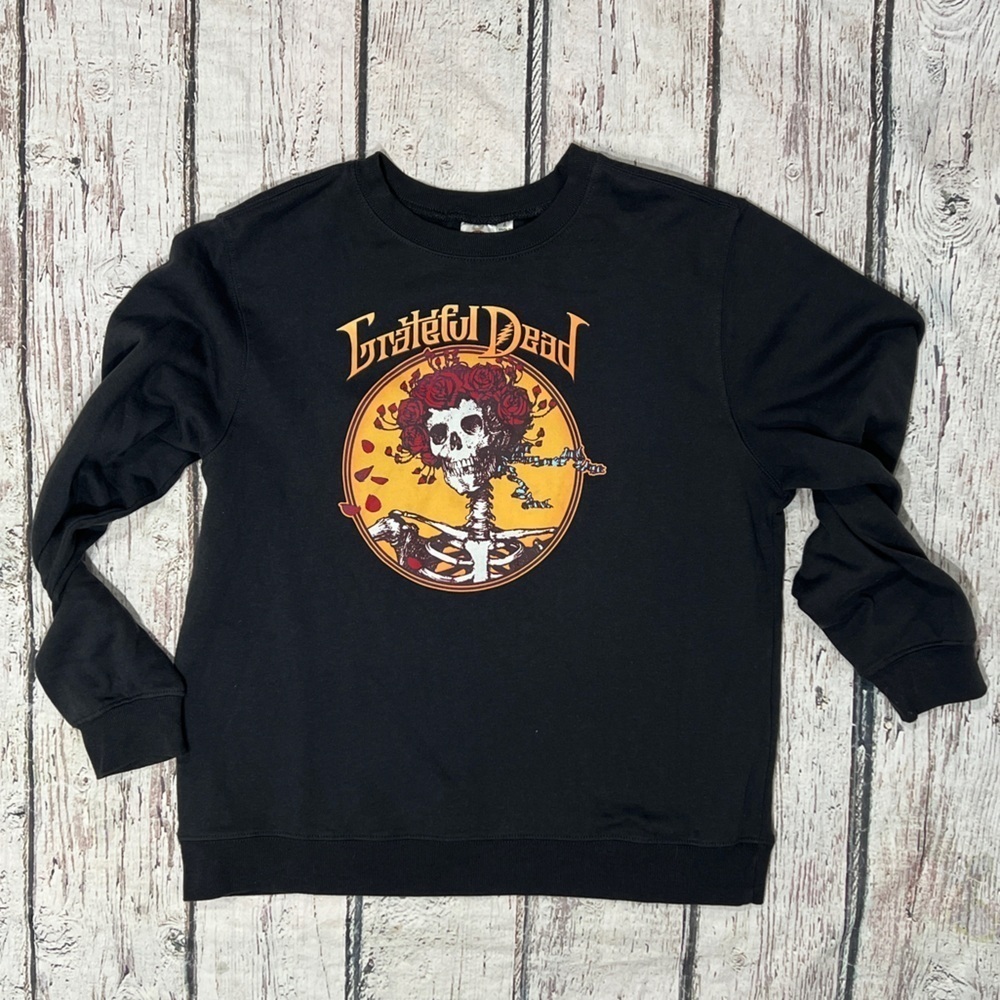 Grateful Dead Music Rock n' Roll Crewneck Pullover Sweatshirt Mens